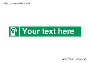 Custom Turn Clockwise Sign